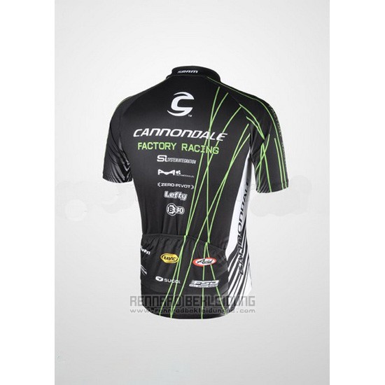 2010 Fahrradbekleidung Cannondale Shwarz Trikot Kurzarm und Tragerhose